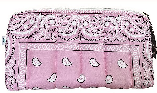 necessaire love bandana rosa
