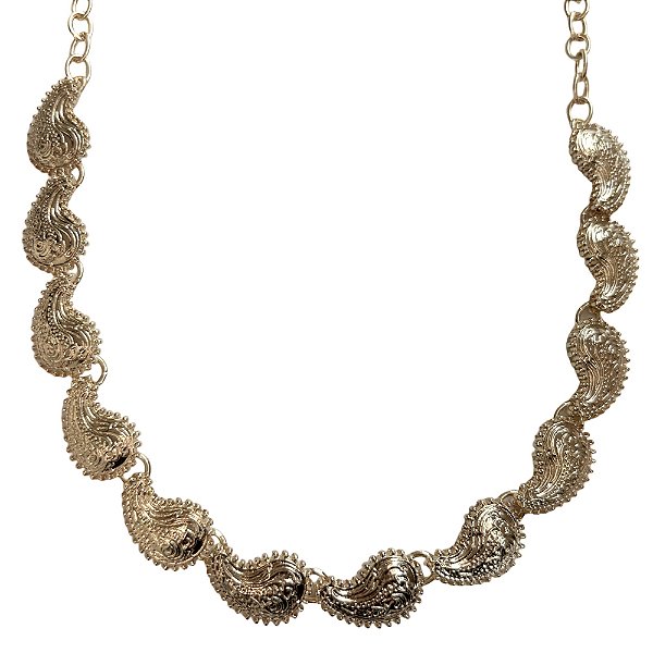 chocker mini paisley gold