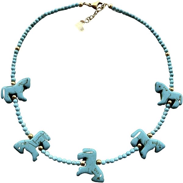 colar cavallino turquoise
