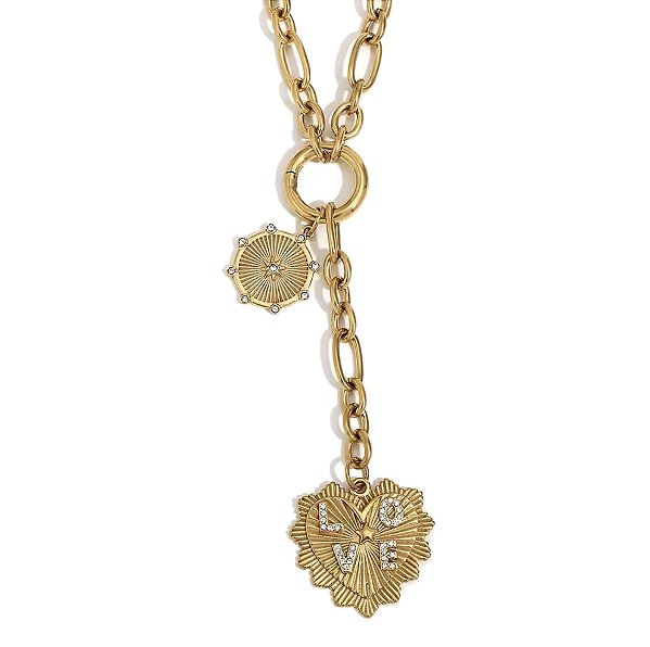 colar love vintage