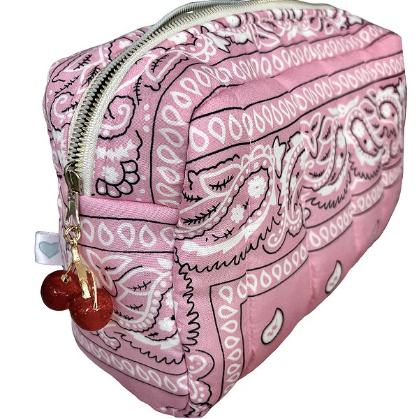 necessaire double face bandana/vichy