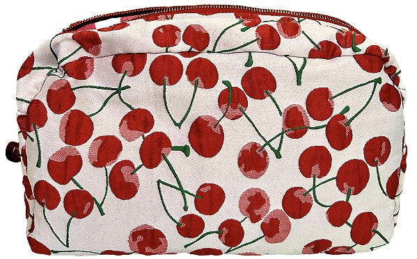 necessaire jacquard cherry