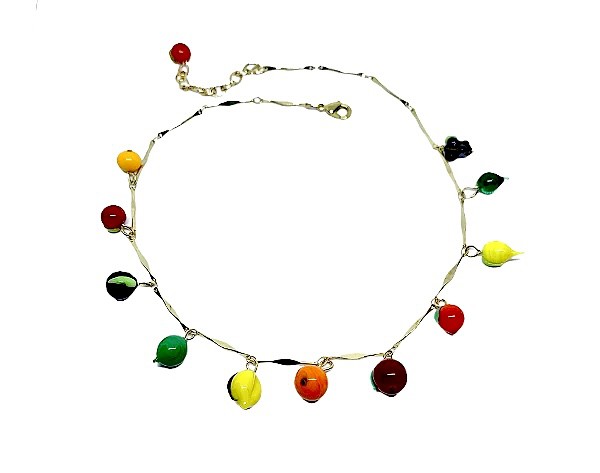 colar tutti frutti bambina