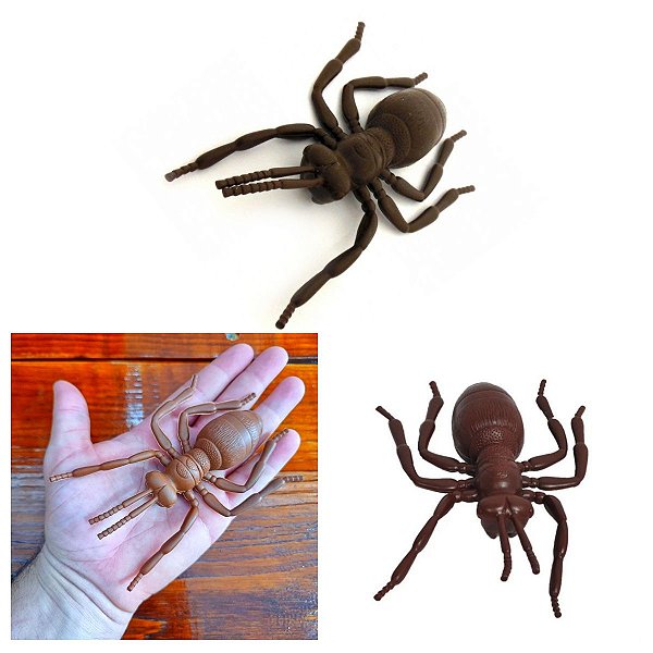 Formiga De Borracha Insetos 12cm Brinquedo Enfeite Decoração