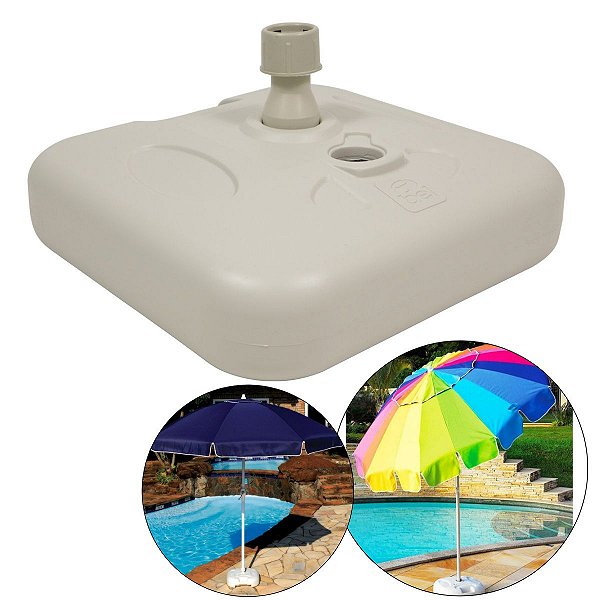 Base Para Guarda Sol E Ombrelone P/ Encher Com Água Ou Areia