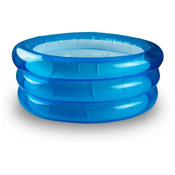 Piscina Redonda Infantil Inflável Para Criança 43L 3 Anéis