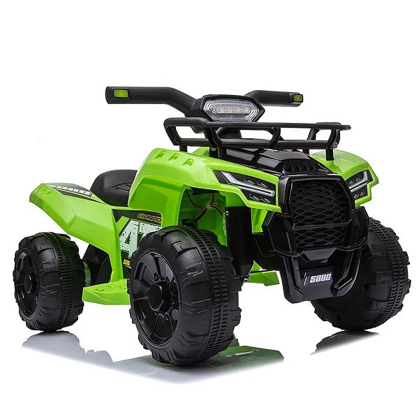 Quadriciclo Eletrico Carro Infantil Luxo Som Luz Farol Verde