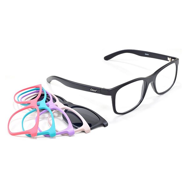 Armação Smart Oculos Troca Frente Rosto Peq E Criança 933K6