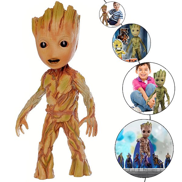 Groot Boneco Guardiões Da Galaxia Marvel Gigante Articulado ref.1207