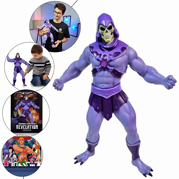 Esqueleto He-Man Boneco Gigante Vilão Heman Mestres Universo ref.0981