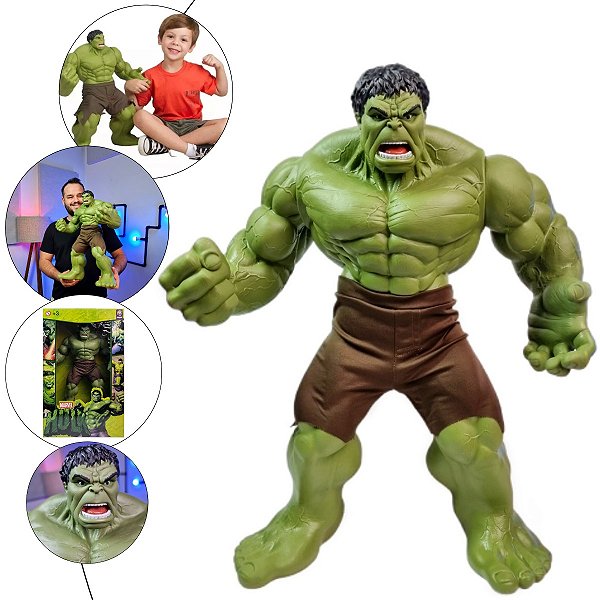 Hulk Mega Boneco Gigante Marvel Disney Vingadores O Incrivel