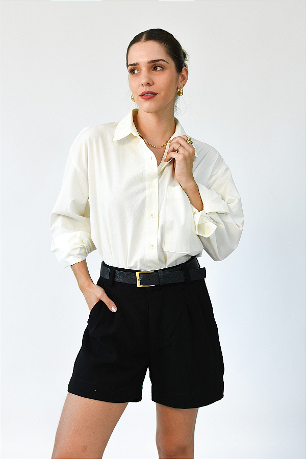 CAMISA SOCIAL OFF-WHITE VALENTINA