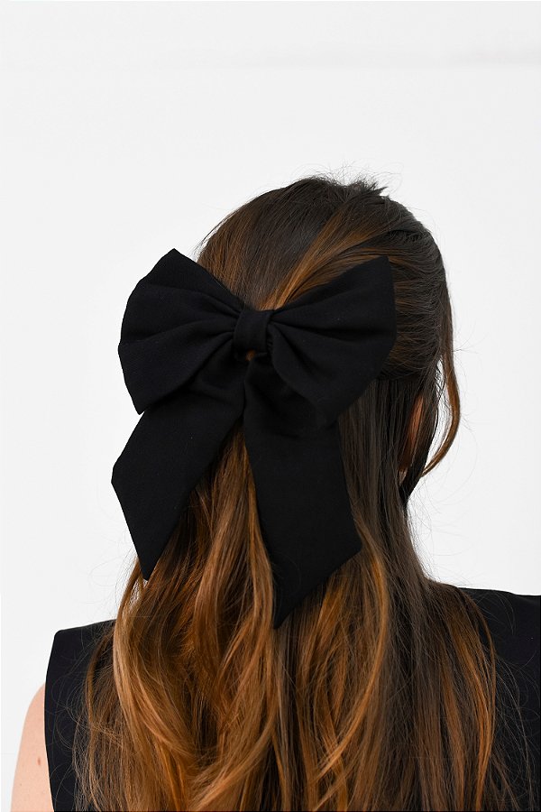 PRESILHA DE CABELO LAÇO PRETO
