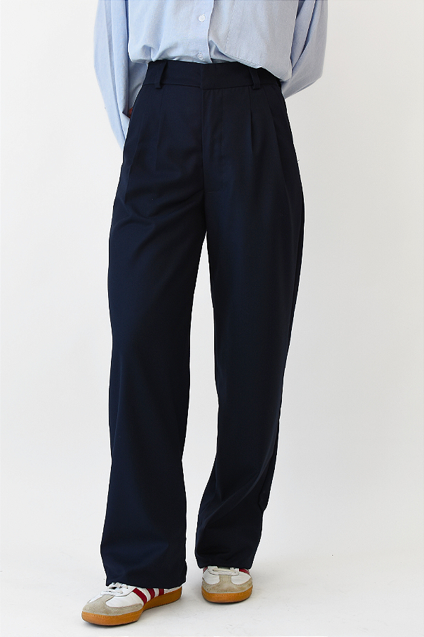 CALÇA ALFAIATARIA ICONIC AZUL MARINHO