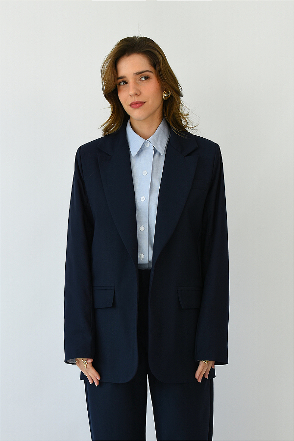 BLAZER MATILDA AZUL MARINHO