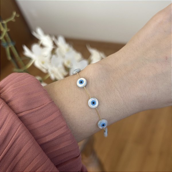 Pulseira olhos gregos P