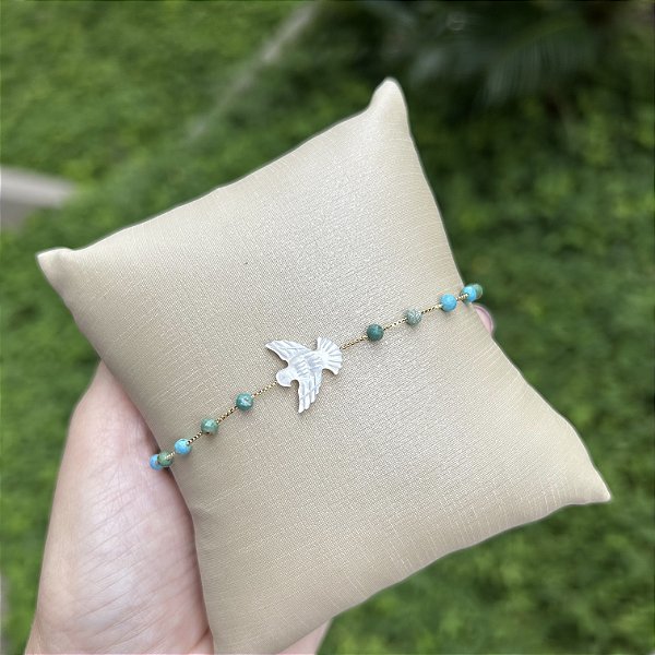 Pulseira turquesa e Espírito Santo