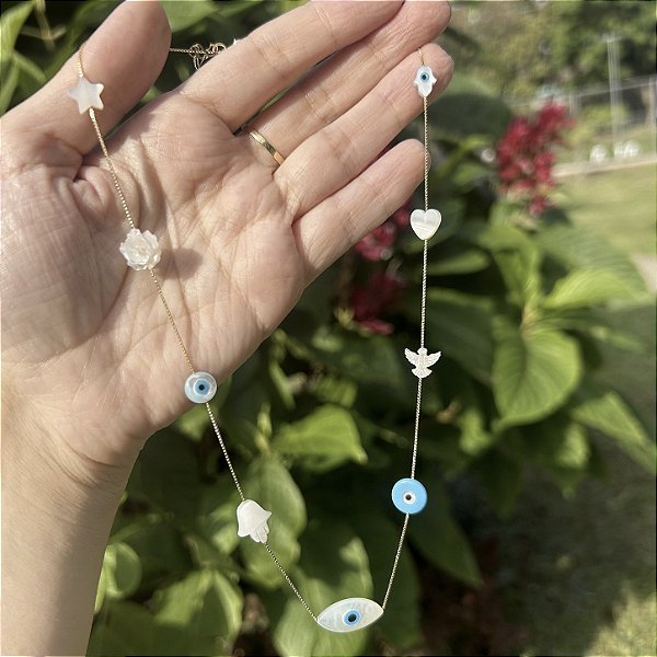 Colar mix de madrepérolas