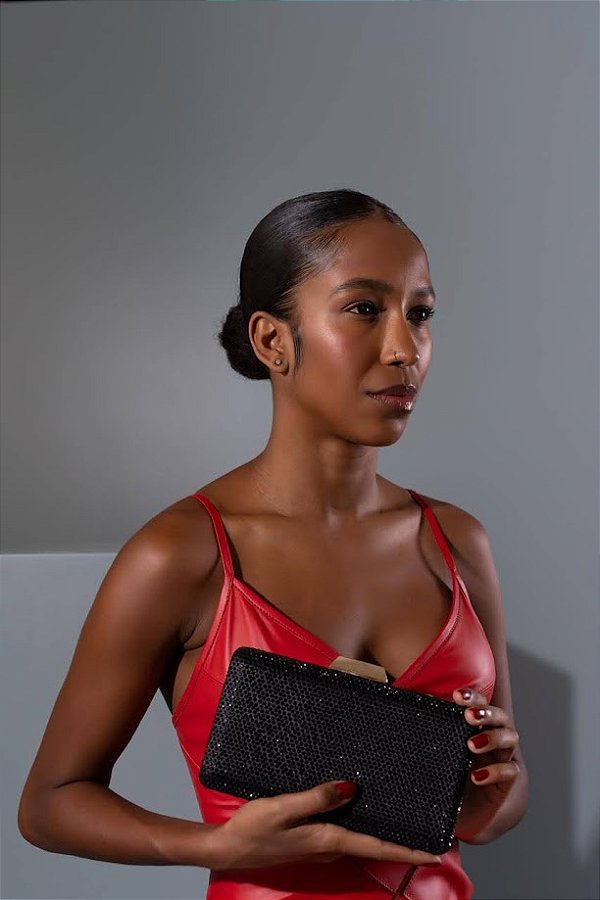Bolsa Clutch Cristais Luiza Barcelos