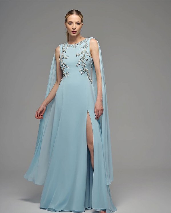 Vestido Festa Longo Fleche D'or