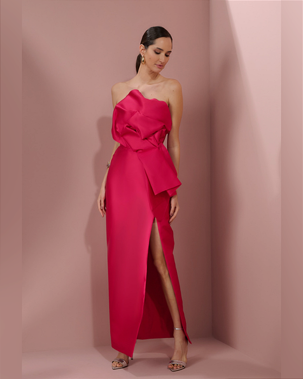 Vestido Festa Longo Fleche D'Or
