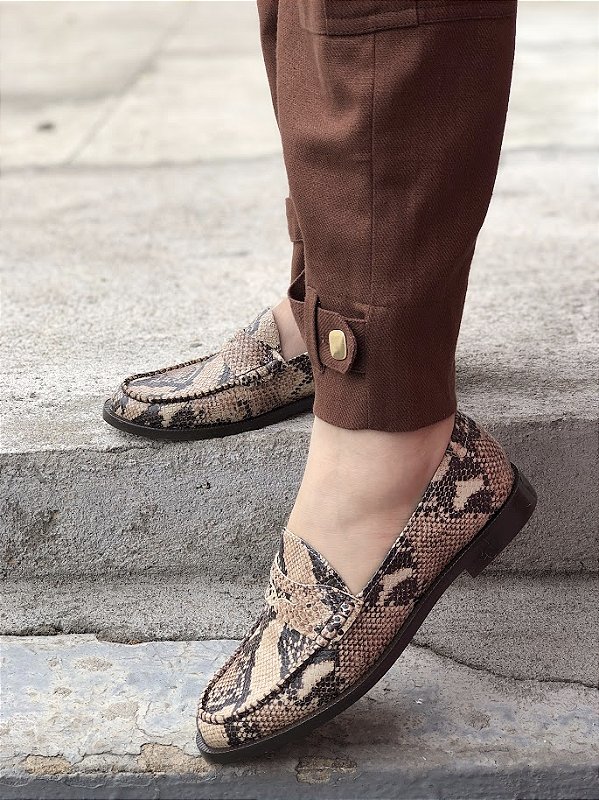 Mocassim Workwear Texturizado Luiza Barcelos