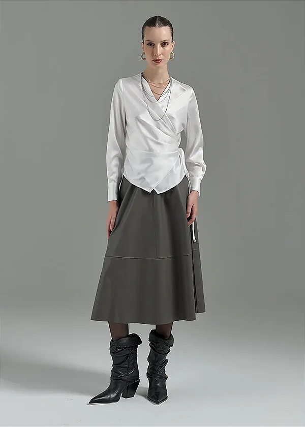Blusa Transpassada Fleche D'or