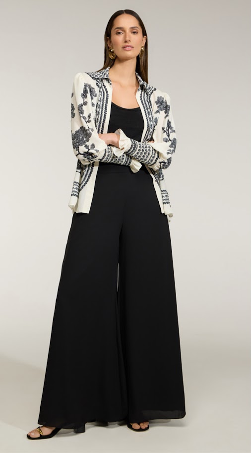 Calça Pantalona Petit Thamara Capelão