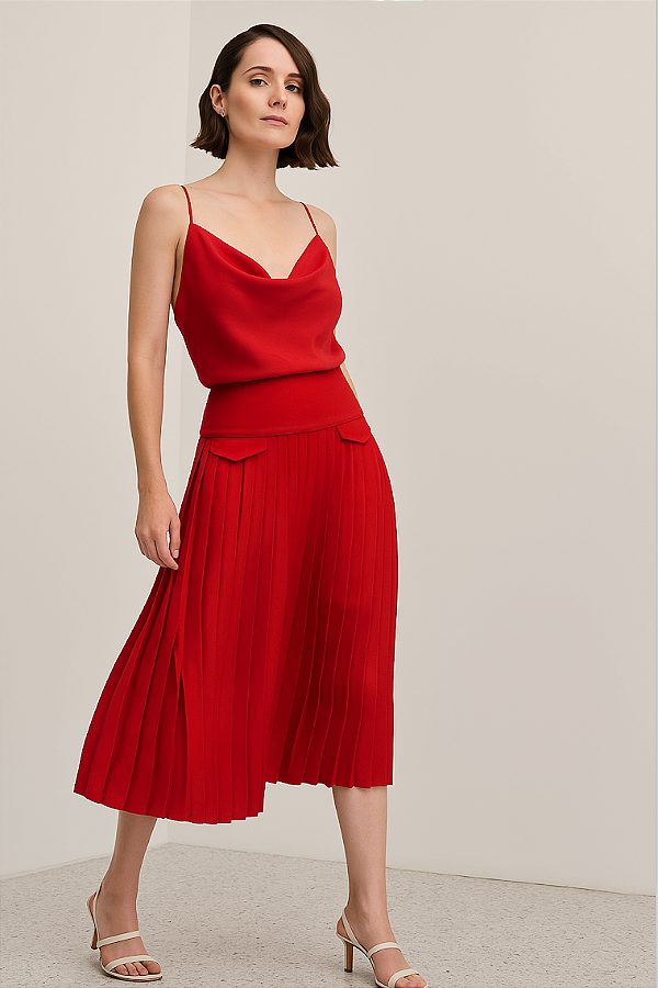 Blusa Cetim Alça Fina 613 Oficial