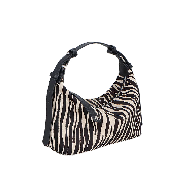 Bolsa Pequena em Couro Zebra Luiza Barcelos