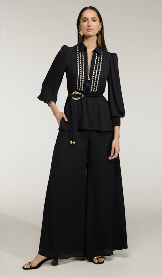 Camisa Pala com Grega Thamara Capelão