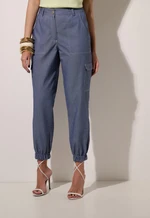 Calça Cargo Jeans Marcia Morais