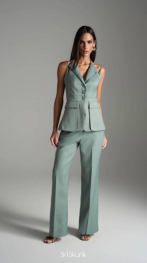 Conjunto Alfaiataria Skunk Brasil Verde Moderno