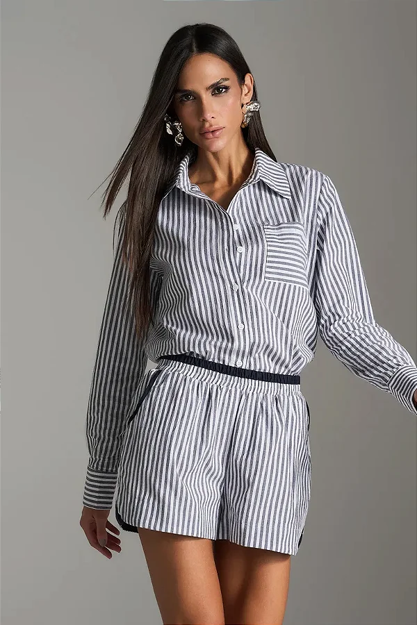 Conjunto 3 peças Listra Bordado Skunk Brasil