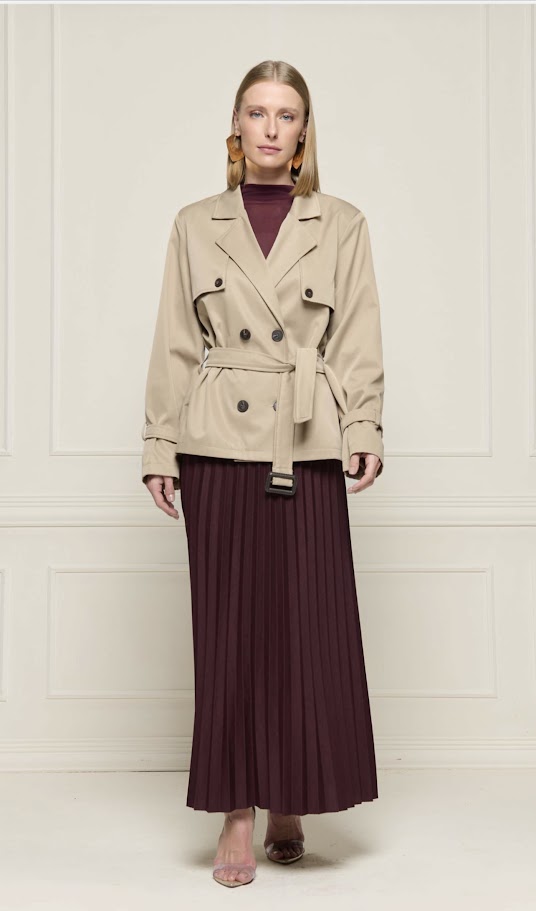 Casaco Trend Coat Curto Fleche D'or