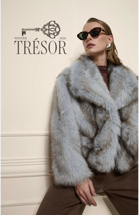 Casaco Pelo Mesclado Fleche D'or