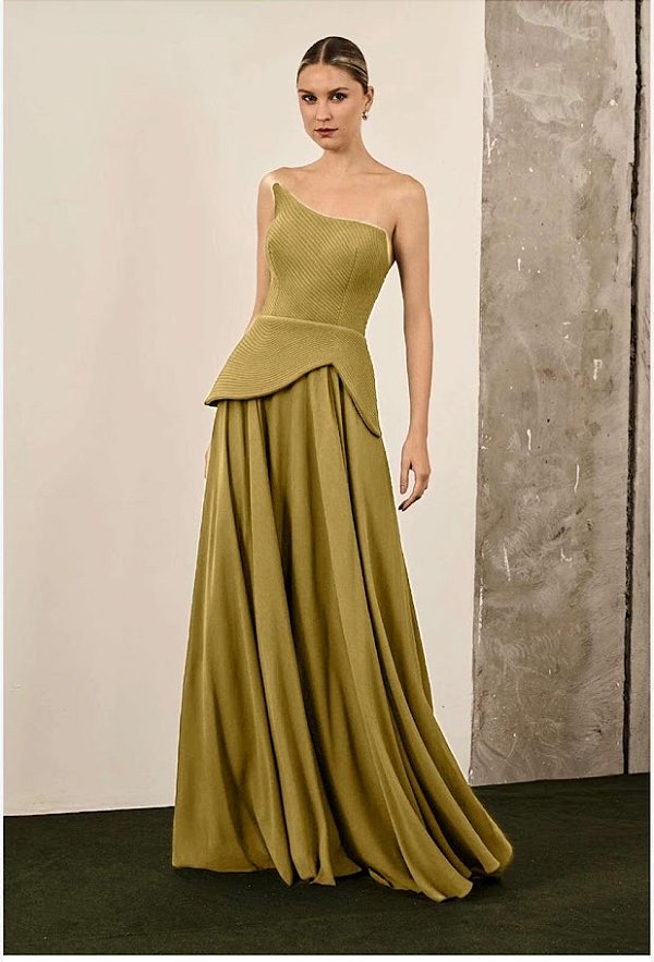 Conjunto Festa Peplum Estruturado Fleche D'or