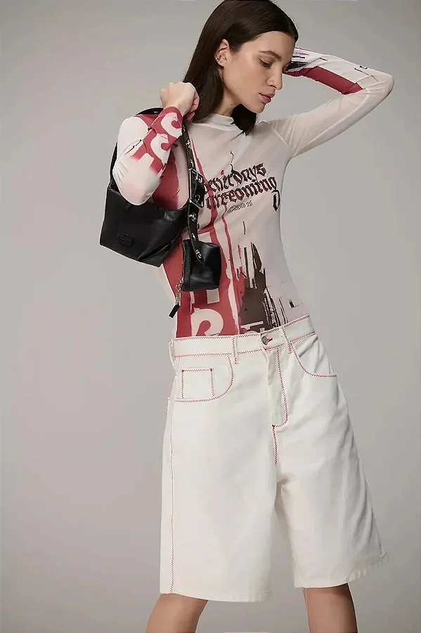Blusa de Tulle Transfer Caos Moda