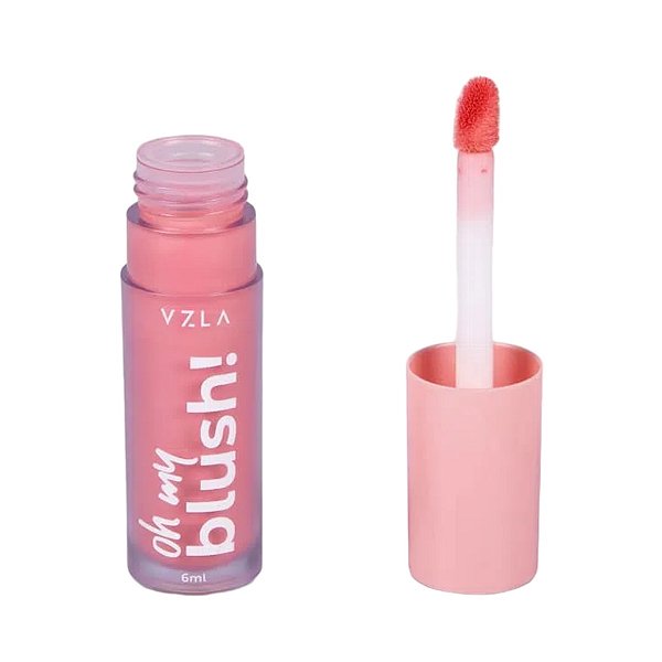 Vizzela Cosméticos Oh My Blush! Cor 01 Baby Glow - Blush Líquido 6ml