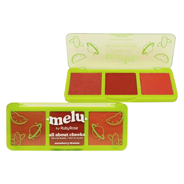 Trio de Blush All About Cheeks (Strawberry Dreams) Melu by Ruby Rose