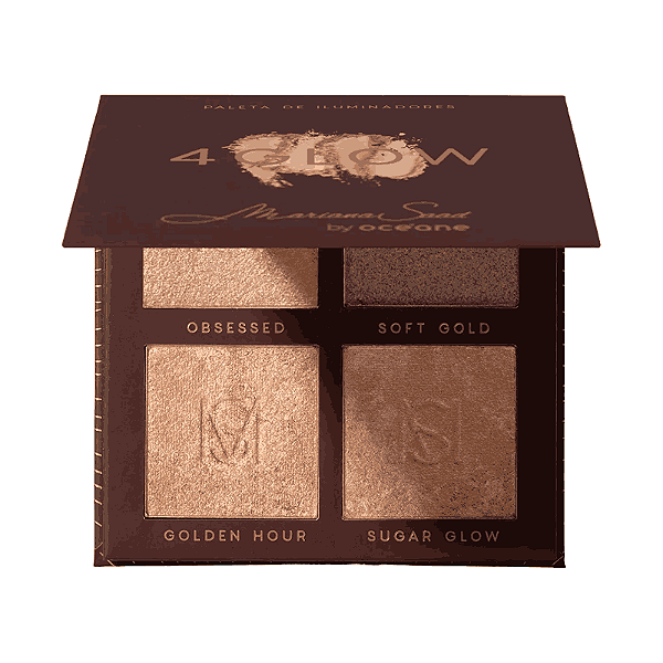 Paleta de Iluminador Facial Mariana Saad By Océane - 4 Glow 16g