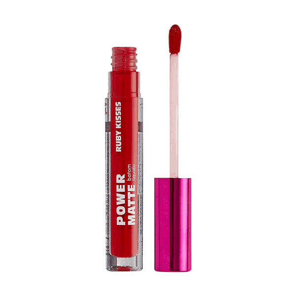 Kiss New York Ruby Kisses Power Matte Oh My Red - Batom Líquido 2,5g