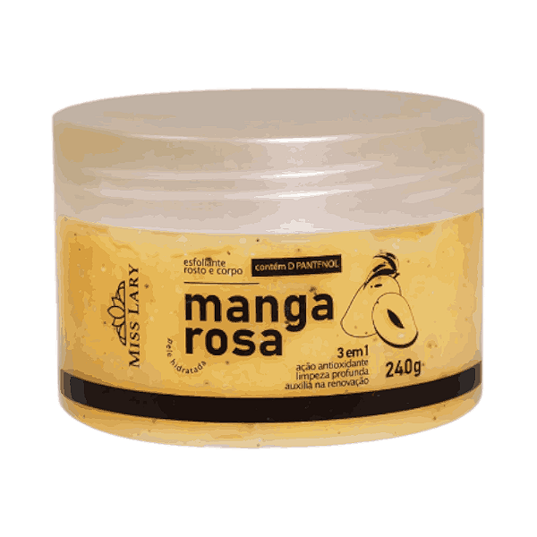 Esfoliante Corpo e Rosto Manga Rosa - Miss Lary 240ml