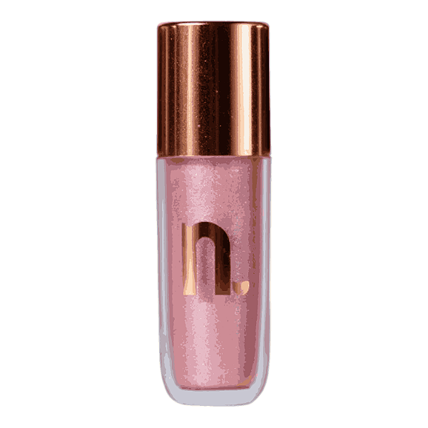 Instant Gloss Glow Glitter Quartzo Rosa - Nina Makeup