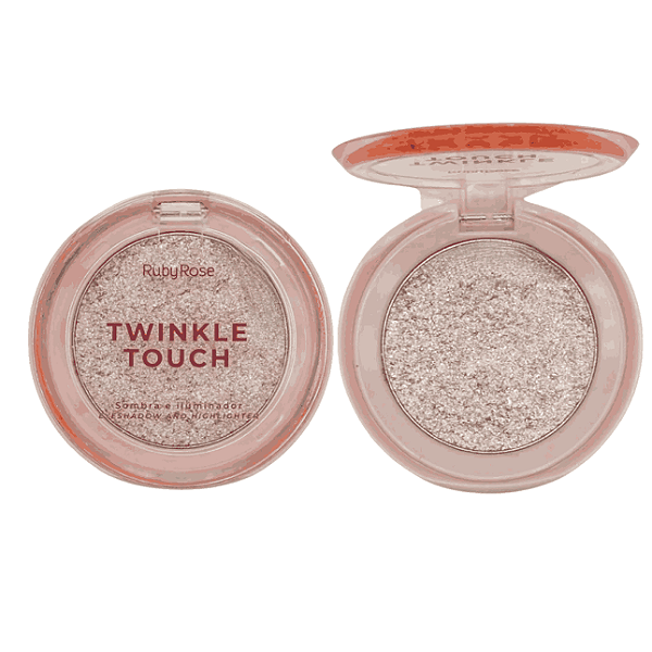Sombra e Iluminador Twinkle Touch (COR Pink Luster) - Ruby Rose