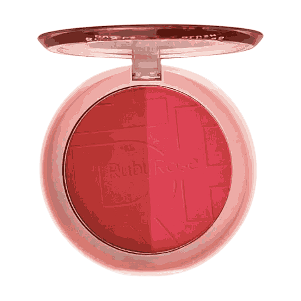 Blush Compacto Dual Cheeks - Ruby Rose PEACHY / FUCHSIA