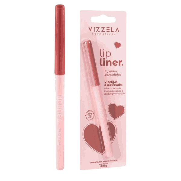 Lapiseira Labial Delicada Lip Liner 01 - Vizzela