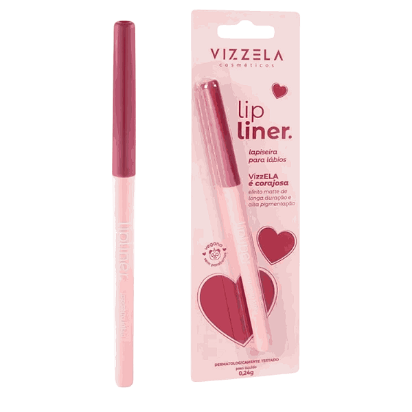 Lapiseira Labial Corajosa Lip Liner 02 - Vizzela