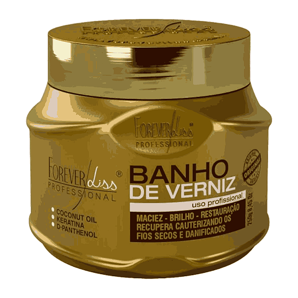 Forever Liss Professional Banho de Verniz - Máscara Capilar 250g