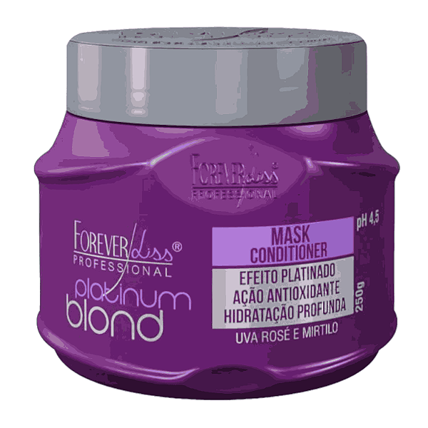 Forever Liss Professional Platinum Blond - Máscara Matizadora 250g